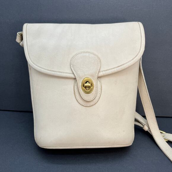 Vintage Coach Bradley Bucket Bag 9936 Bone USA 1995 - Picture 2 of 10